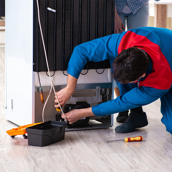 how much do you charge for refrigerator repair services in Mc Laughlin SD